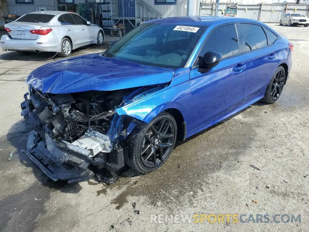 1 Photograph of a damaged car 2HGFE2F54RH518715 HONDA CIVIC 2024