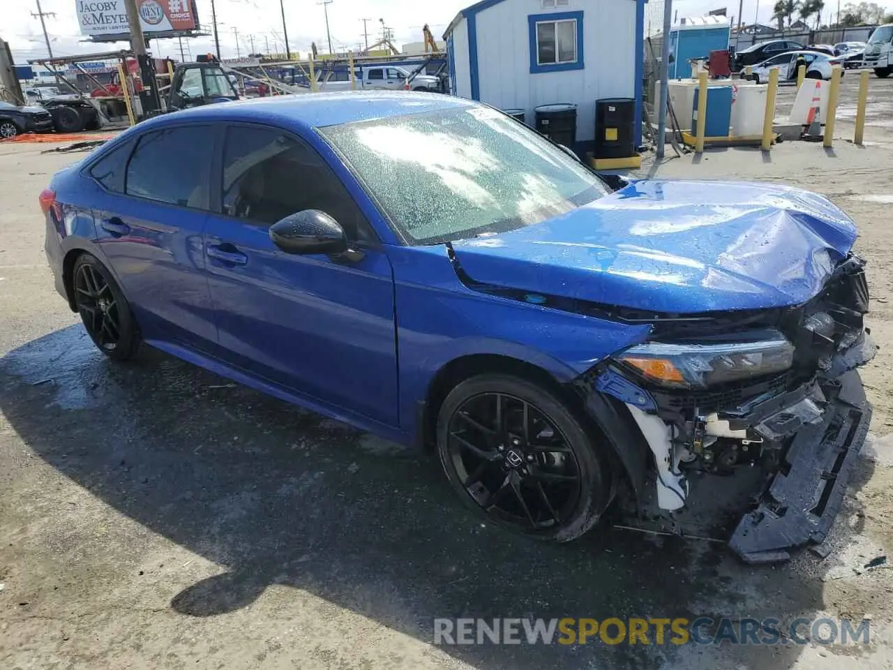 4 Photograph of a damaged car 2HGFE2F54RH518715 HONDA CIVIC 2024