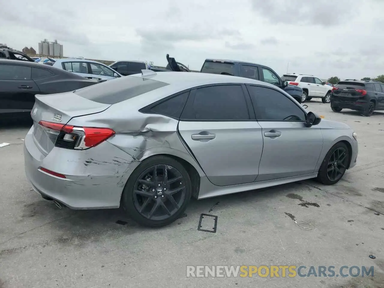3 Photograph of a damaged car 2HGFE2F54RH543646 HONDA CIVIC 2024