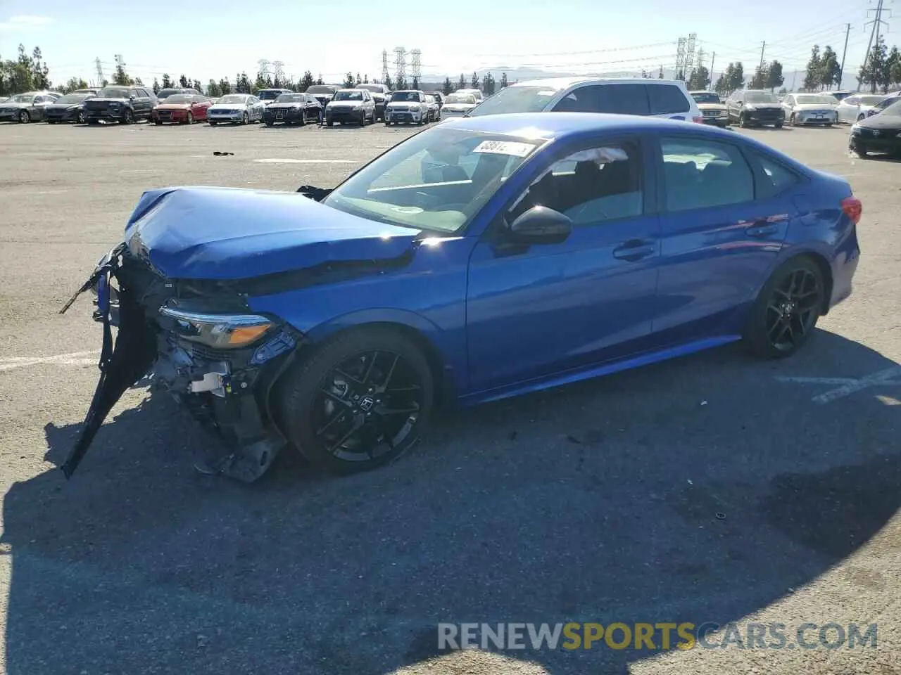1 Photograph of a damaged car 2HGFE2F54RH547017 HONDA CIVIC 2024
