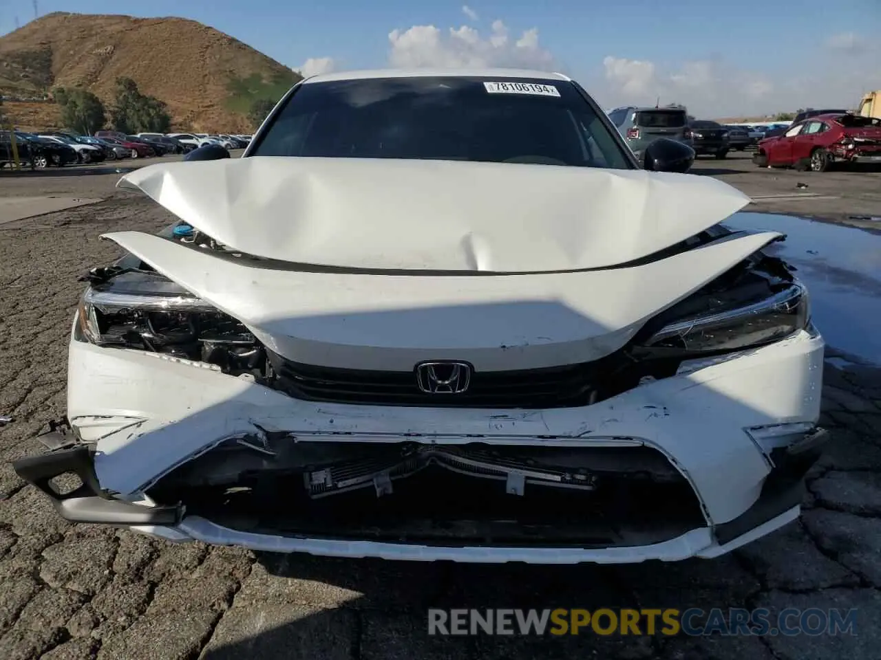 5 Photograph of a damaged car 2HGFE2F54RH547342 HONDA CIVIC 2024