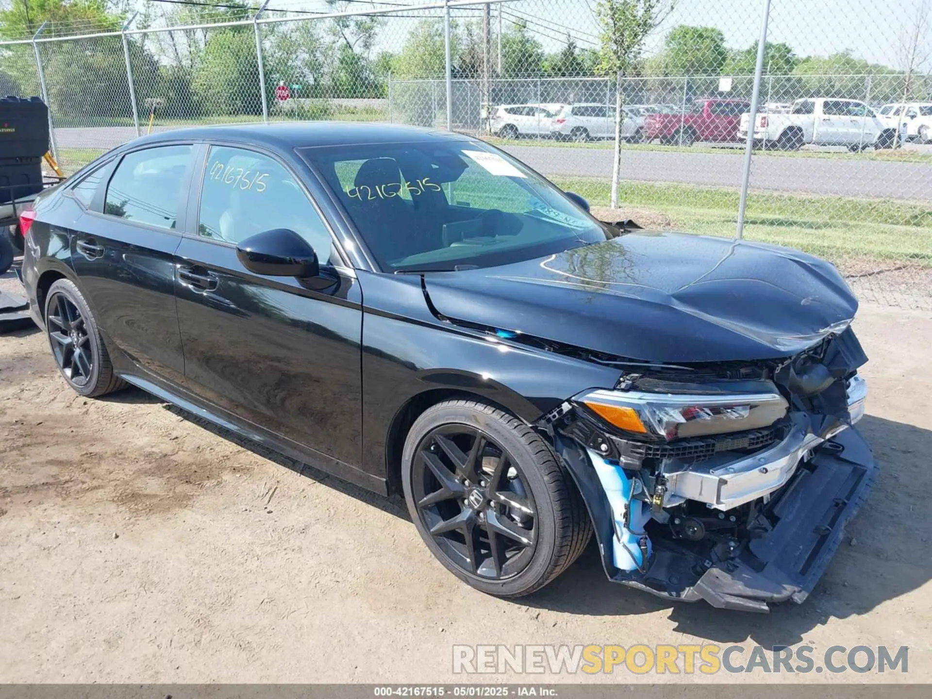 1 Photograph of a damaged car 2HGFE2F54RH575030 HONDA CIVIC 2024