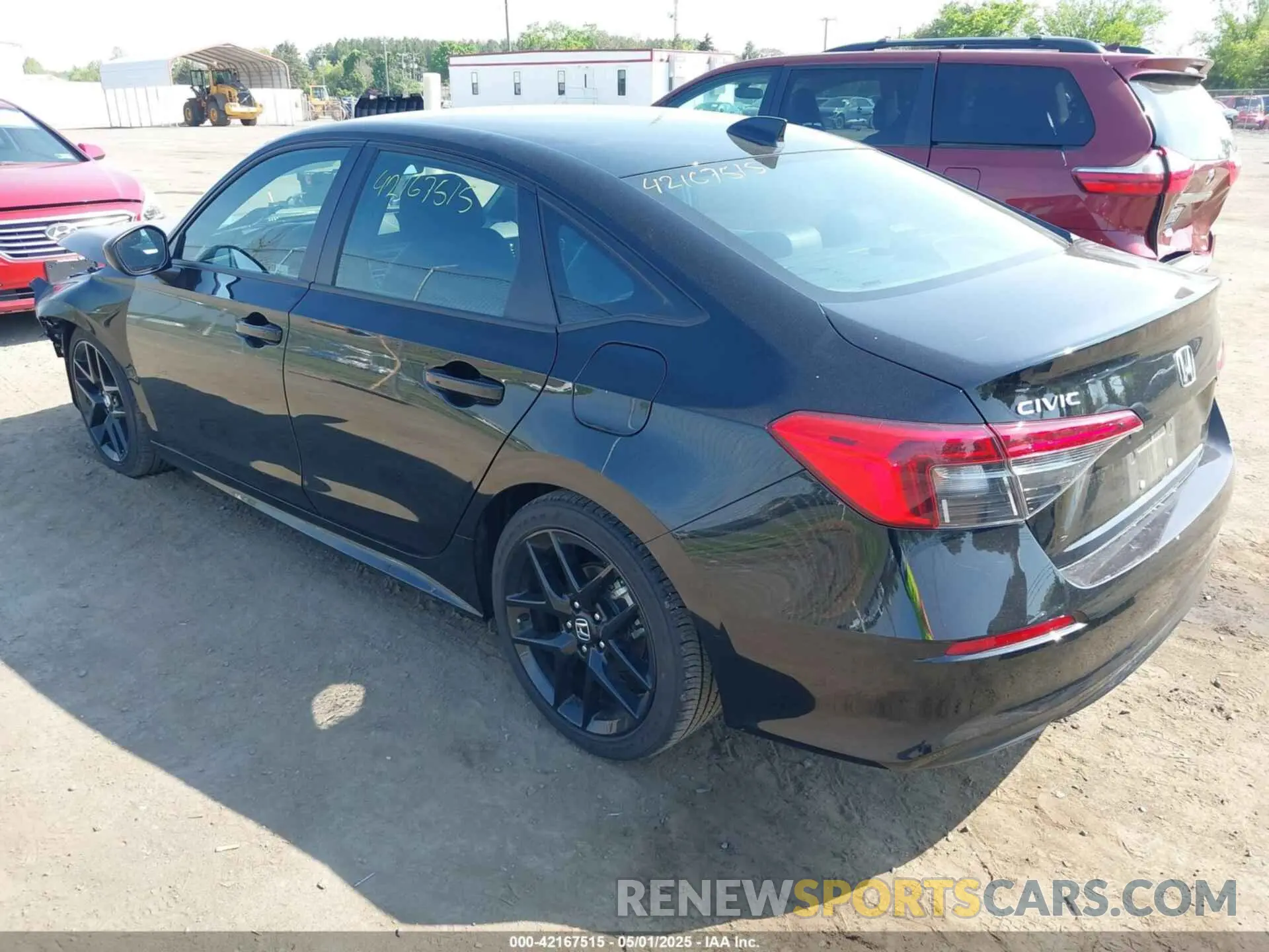3 Photograph of a damaged car 2HGFE2F54RH575030 HONDA CIVIC 2024