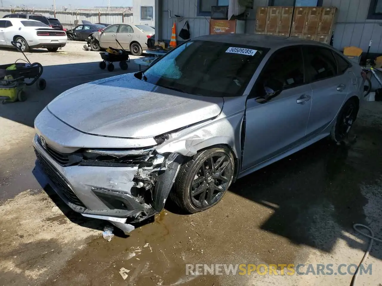 1 Photograph of a damaged car 2HGFE2F55RH531389 HONDA CIVIC 2024