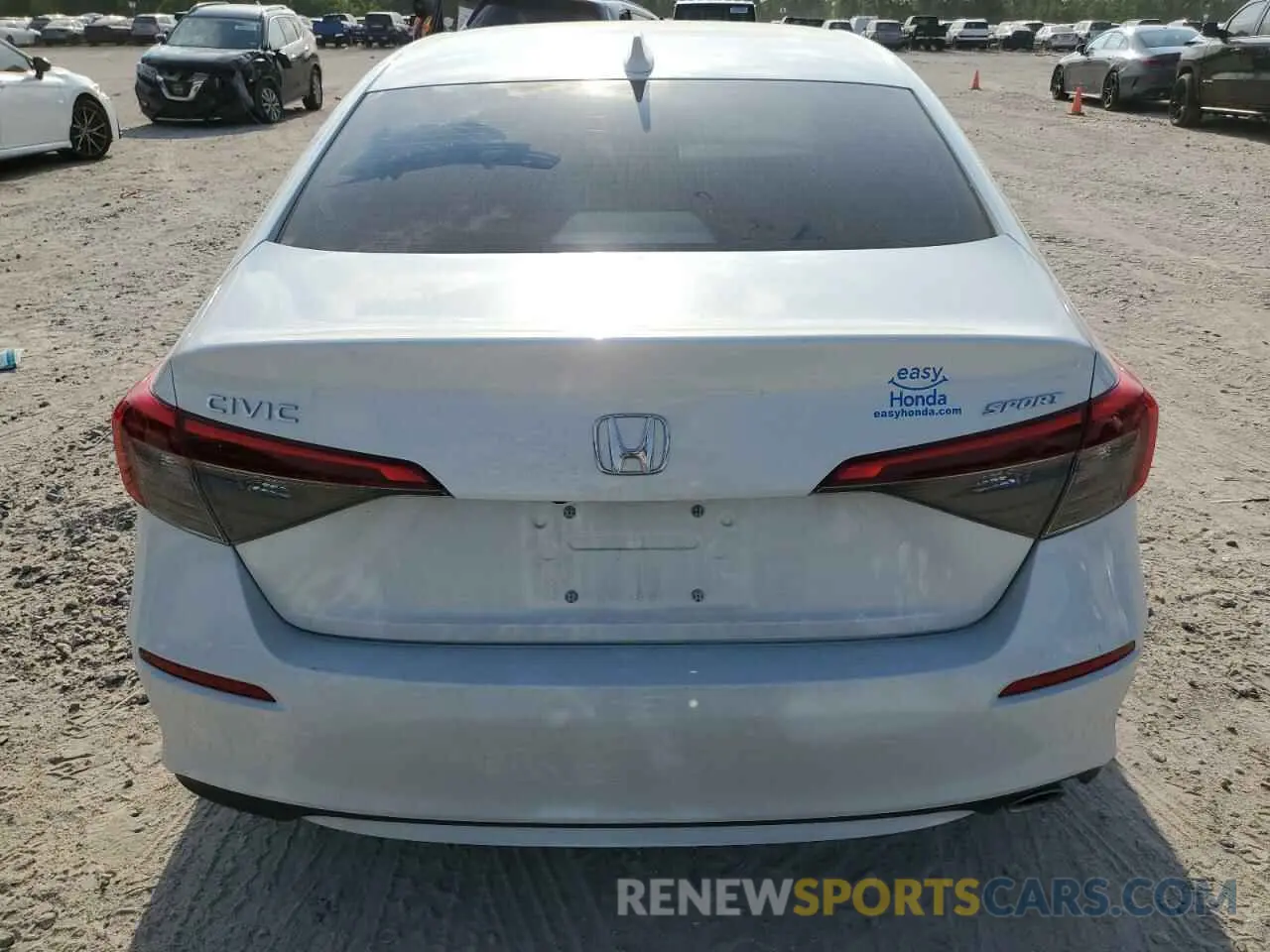 6 Photograph of a damaged car 2HGFE2F55RH550282 HONDA CIVIC 2024