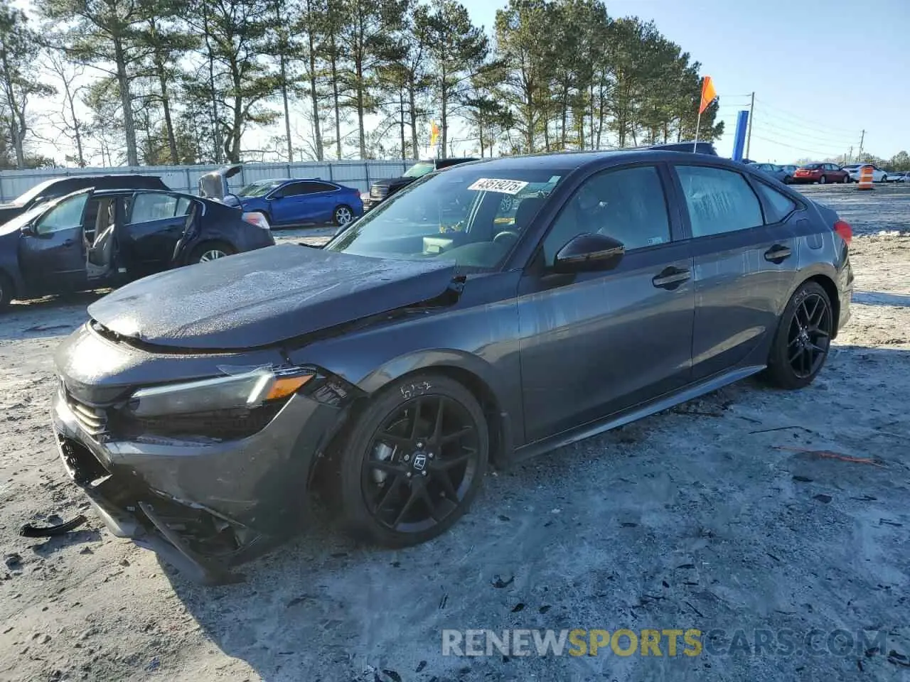 1 Photograph of a damaged car 2HGFE2F55RH555806 HONDA CIVIC 2024