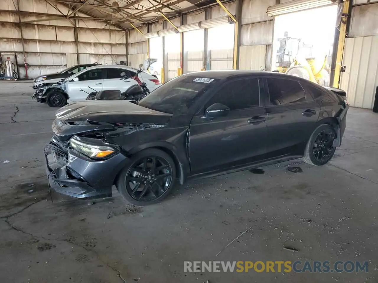 1 Photograph of a damaged car 2HGFE2F55RH567633 HONDA CIVIC 2024