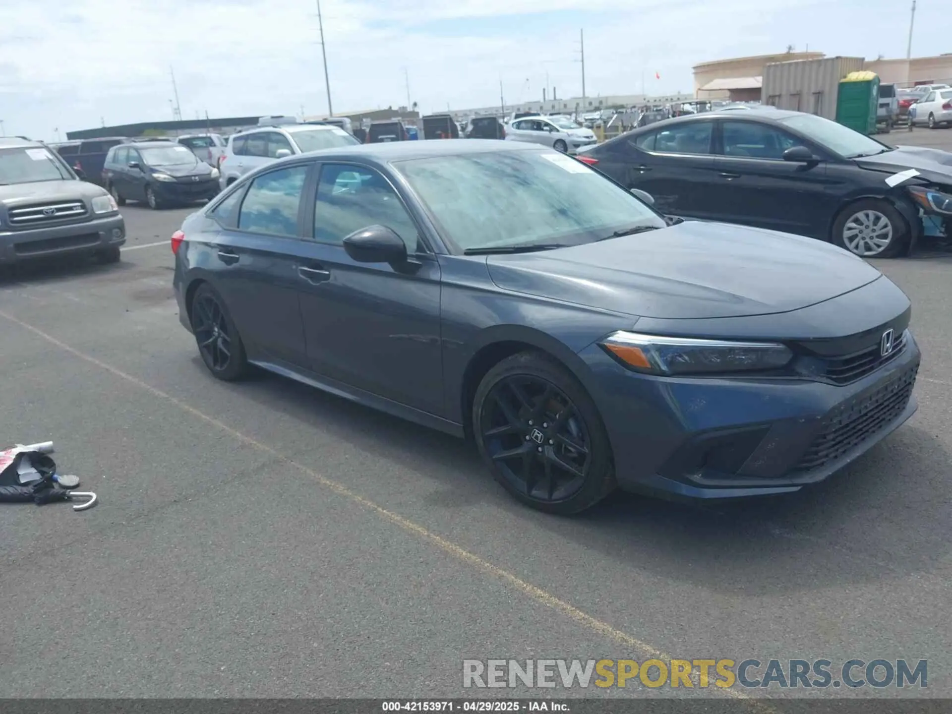 1 Photograph of a damaged car 2HGFE2F56RH522202 HONDA CIVIC 2024