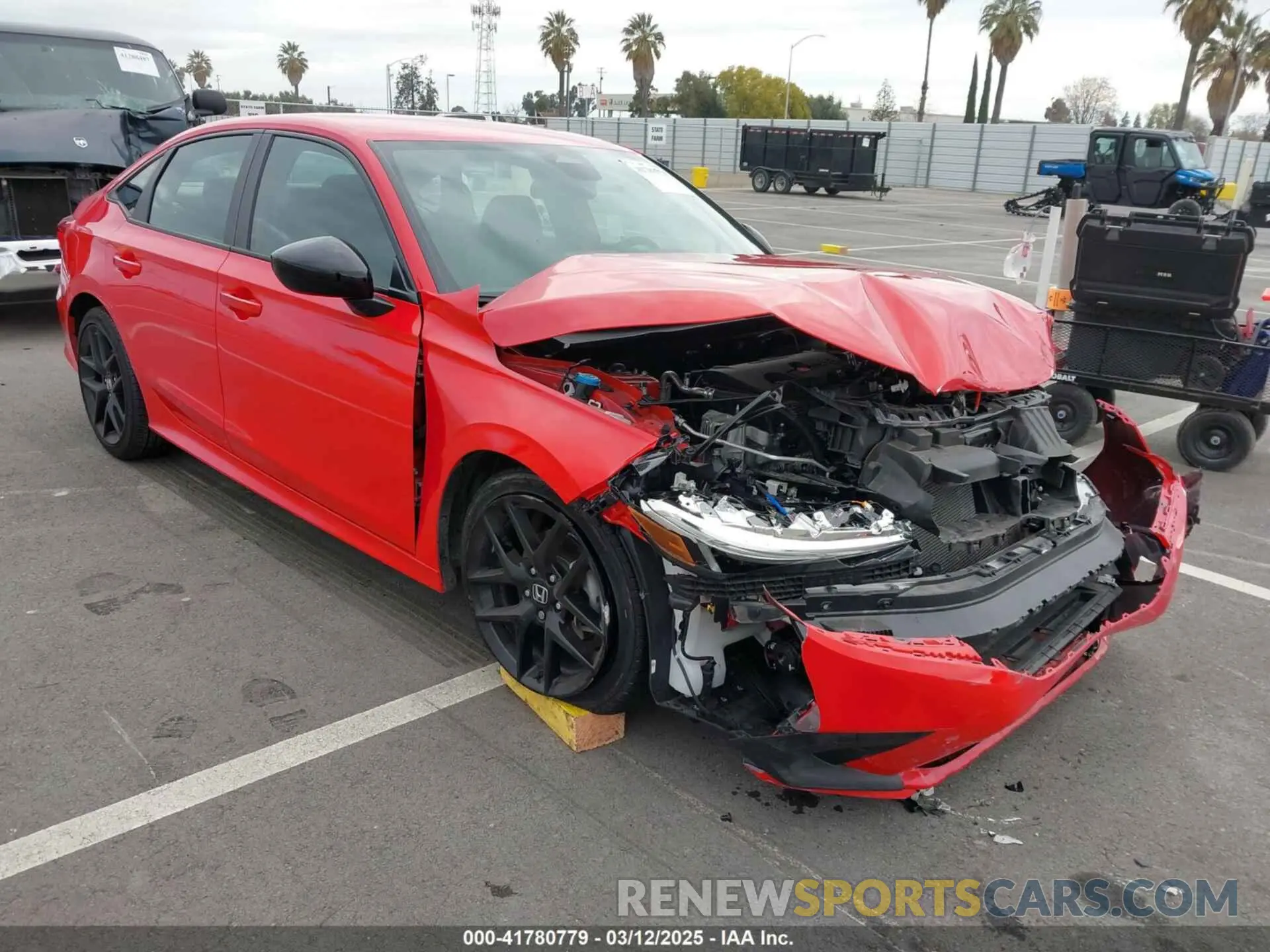 1 Photograph of a damaged car 2HGFE2F56RH593304 HONDA CIVIC 2024
