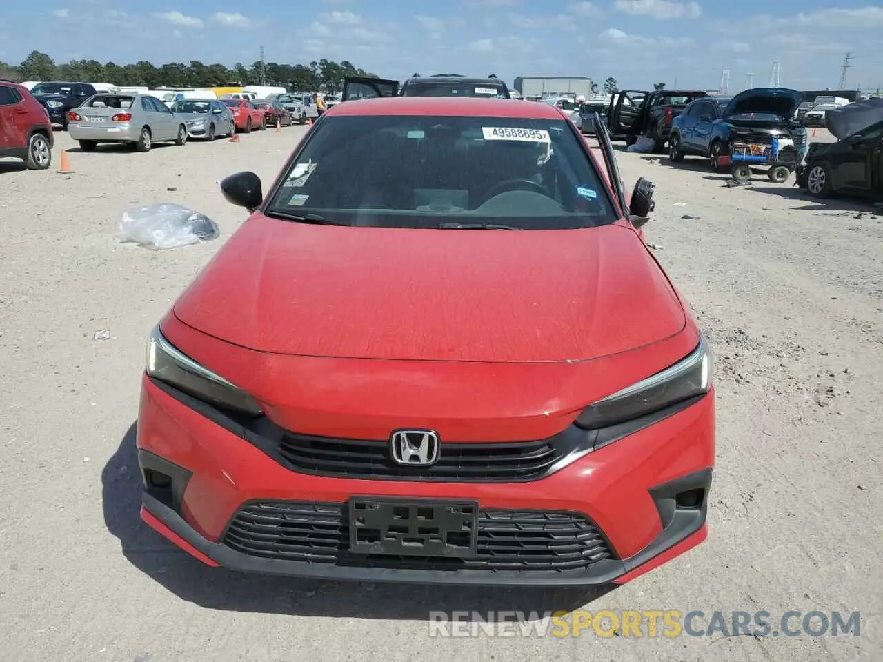 5 Photograph of a damaged car 2HGFE2F57RH515372 HONDA CIVIC 2024