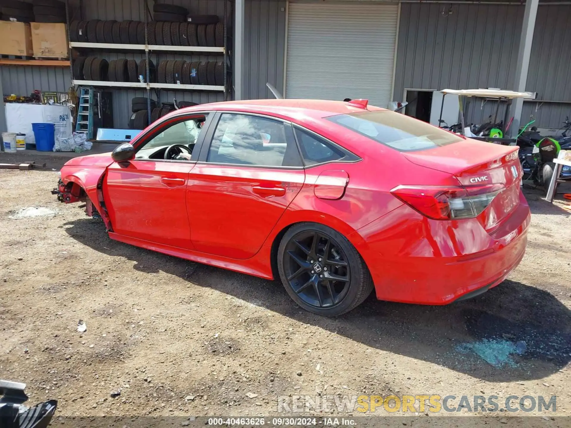 3 Photograph of a damaged car 2HGFE2F57RH521690 HONDA CIVIC 2024
