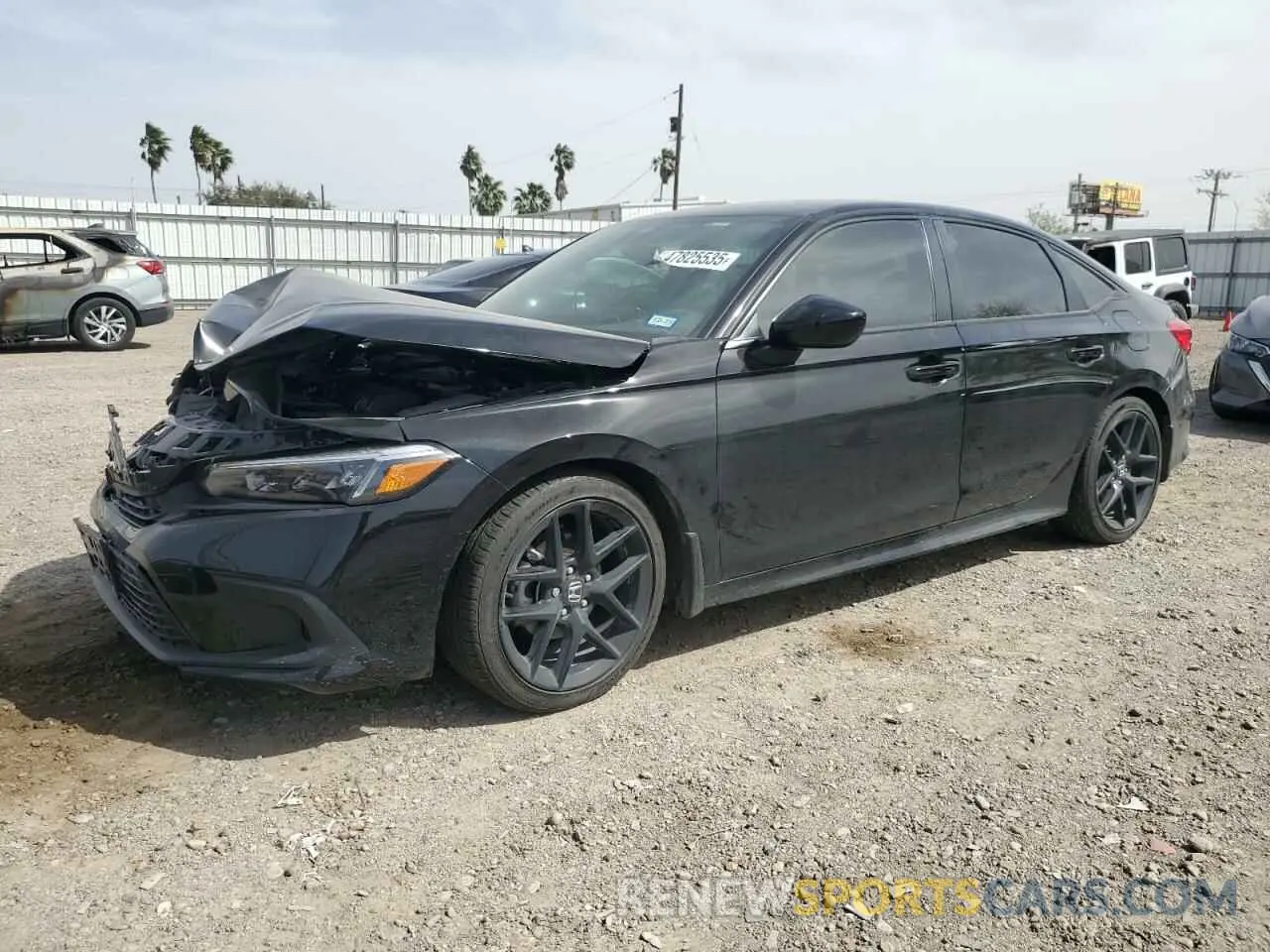 1 Photograph of a damaged car 2HGFE2F57RH522760 HONDA CIVIC 2024