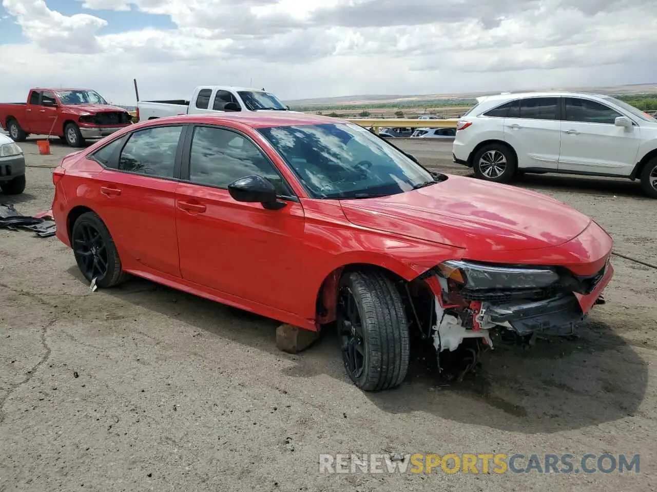4 Фотография поврежденного автомобиля 2HGFE2F57RH560179 HONDA CIVIC 2024