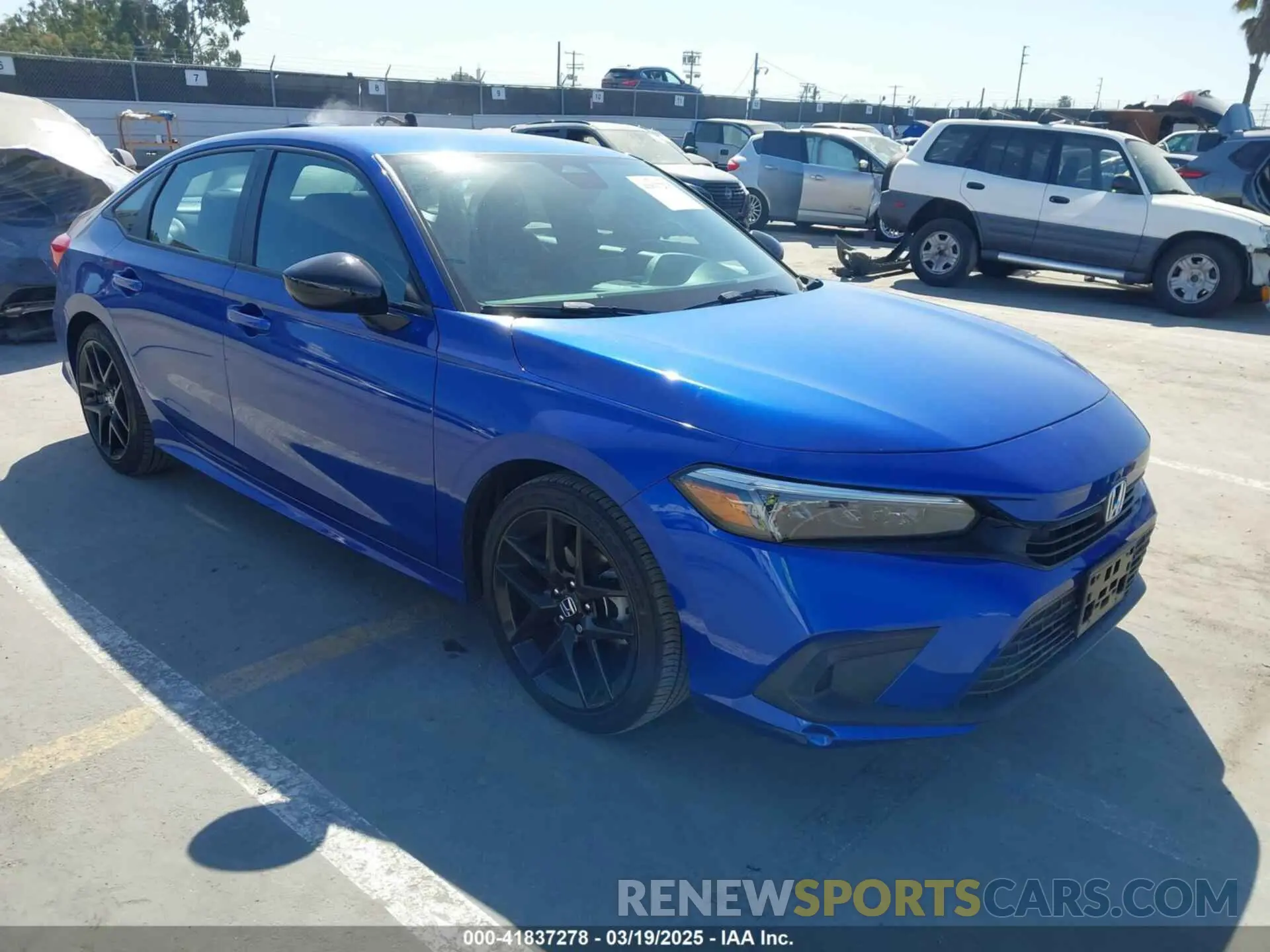 1 Photograph of a damaged car 2HGFE2F57RH580982 HONDA CIVIC 2024