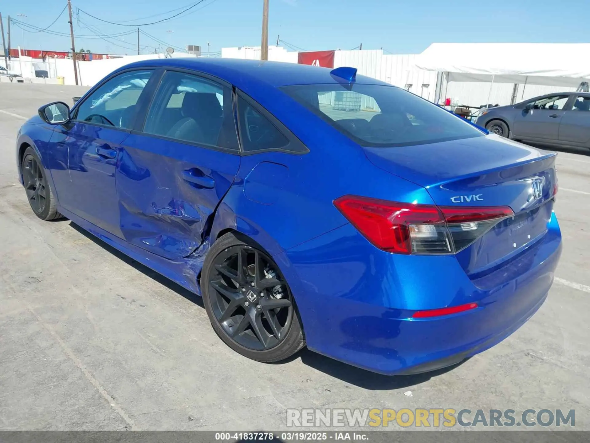 3 Photograph of a damaged car 2HGFE2F57RH580982 HONDA CIVIC 2024