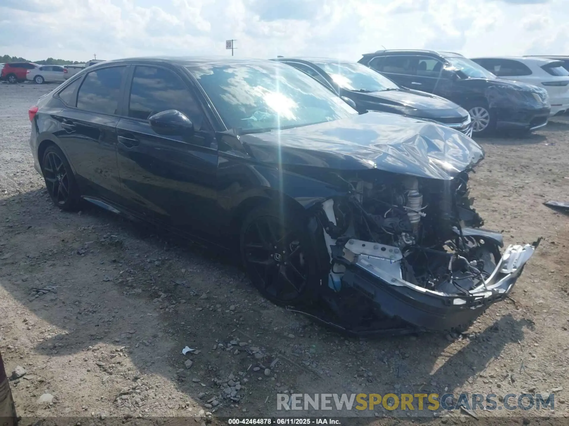1 Photograph of a damaged car 2HGFE2F57RH593005 HONDA CIVIC 2024