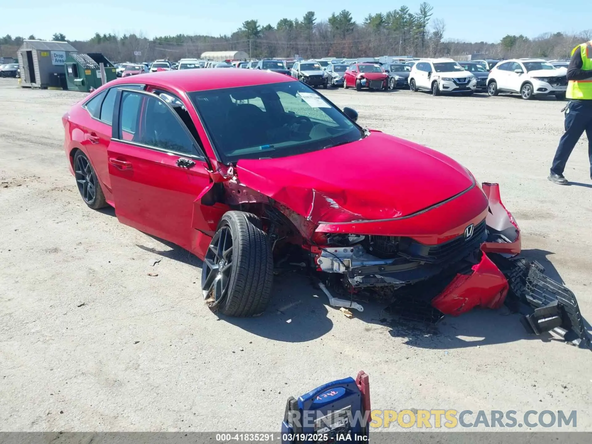 1 Photograph of a damaged car 2HGFE2F58RH569988 HONDA CIVIC 2024