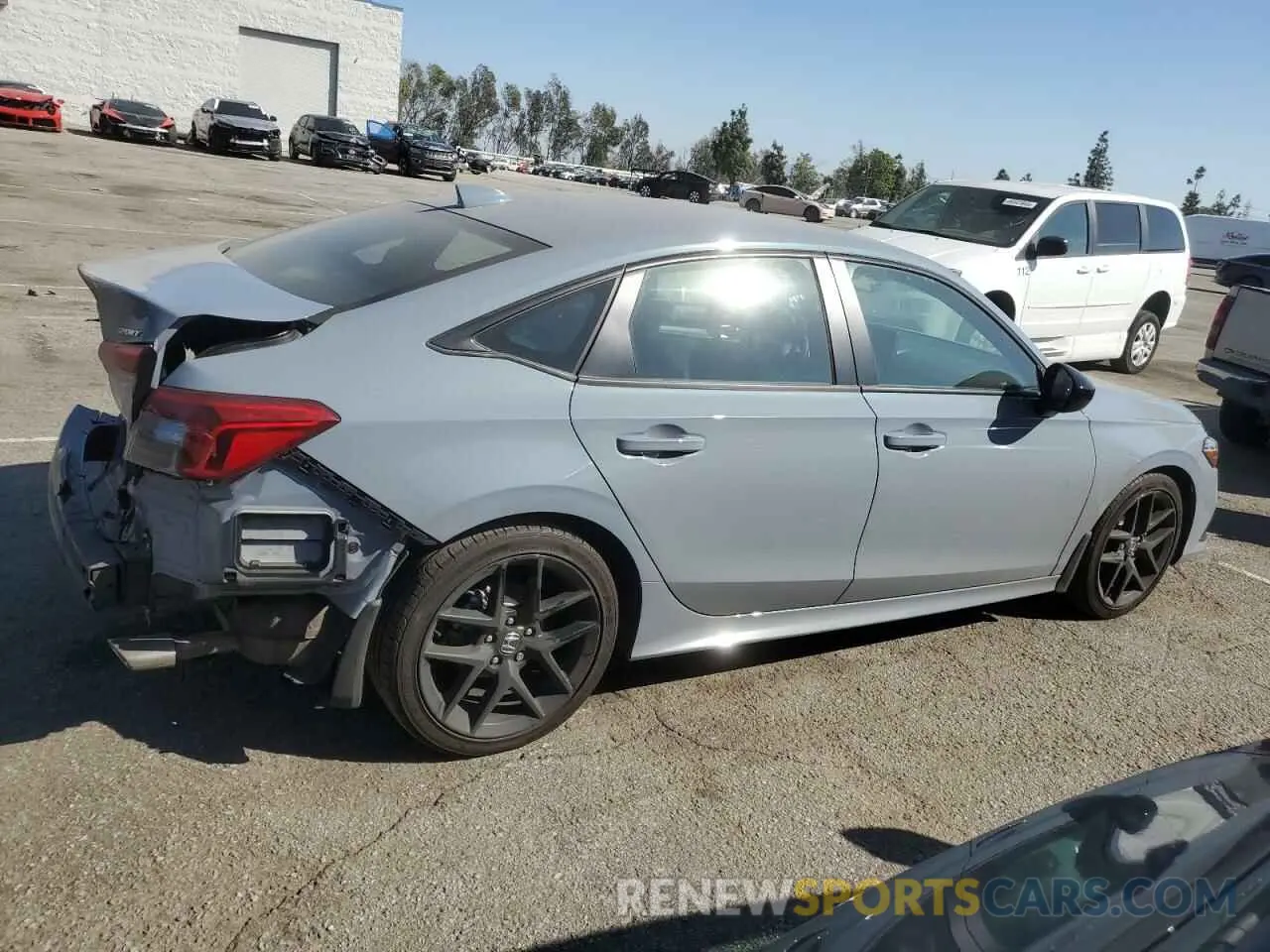 3 Photograph of a damaged car 2HGFE2F58RH580408 HONDA CIVIC 2024