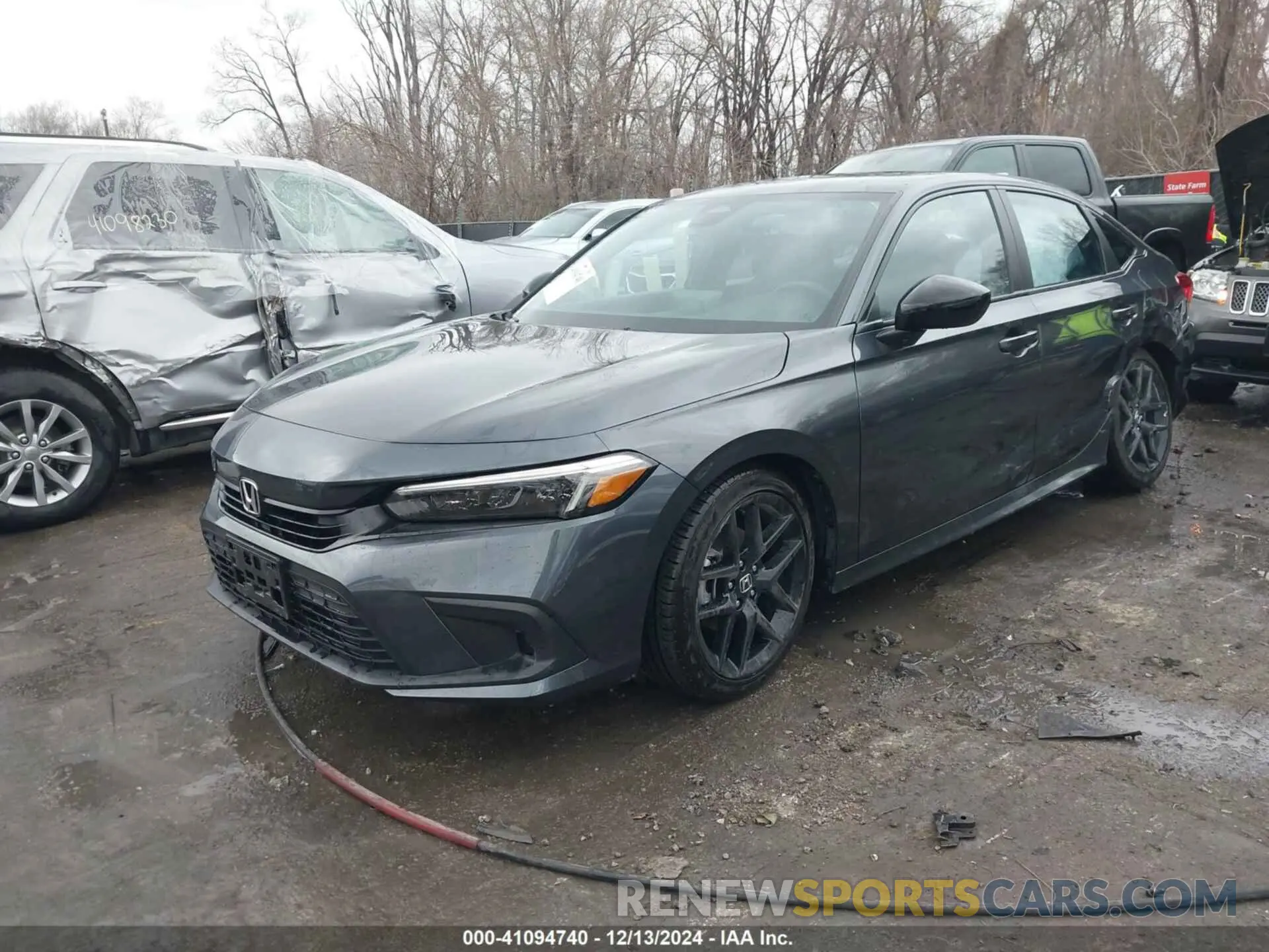 2 Photograph of a damaged car 2HGFE2F58RH587343 HONDA CIVIC 2024