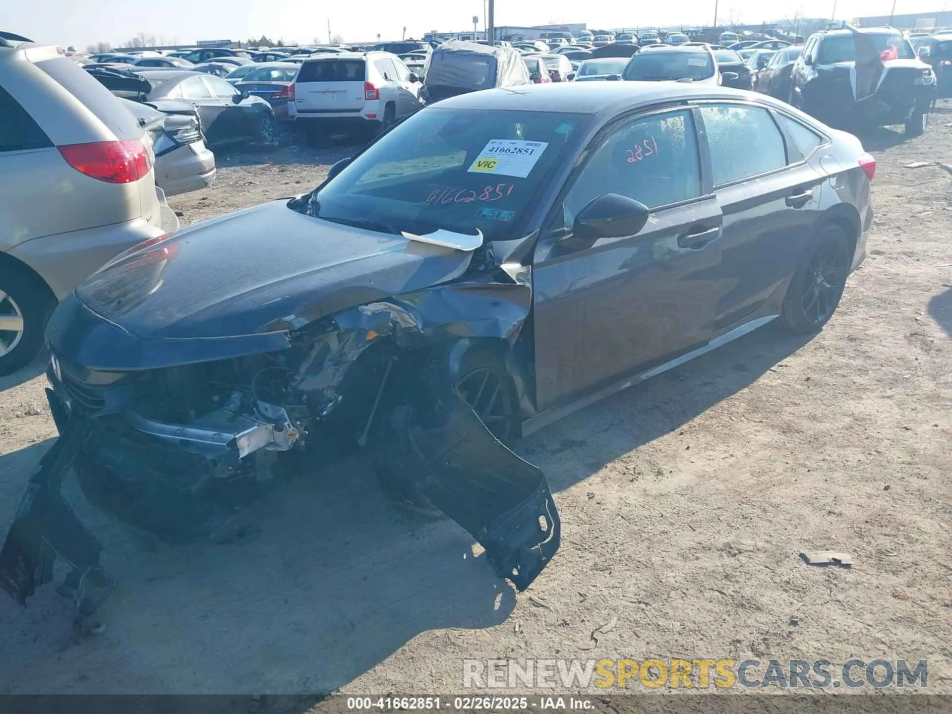 2 Photograph of a damaged car 2HGFE2F58RH592798 HONDA CIVIC 2024