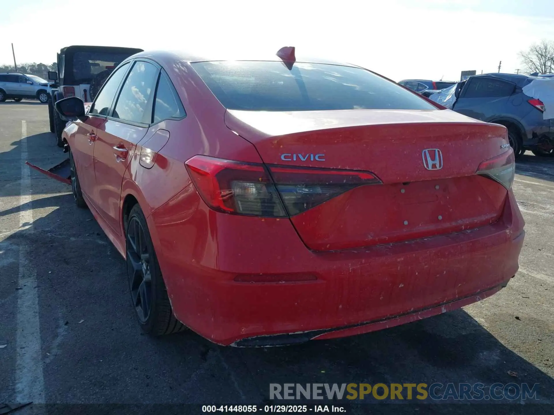 3 Photograph of a damaged car 2HGFE2F59RH502185 HONDA CIVIC 2024