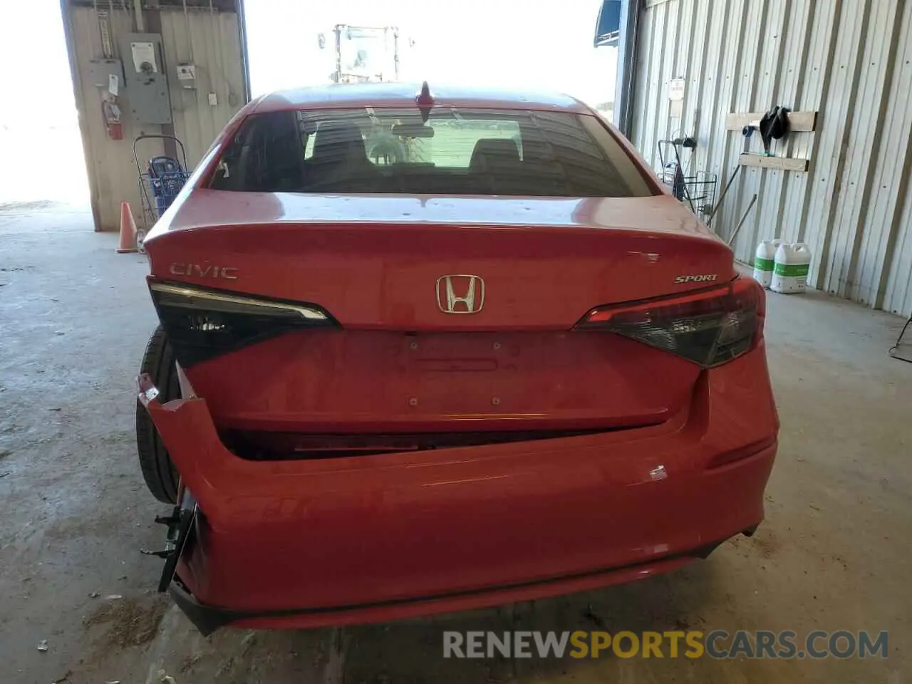 6 Photograph of a damaged car 2HGFE2F59RH510626 HONDA CIVIC 2024