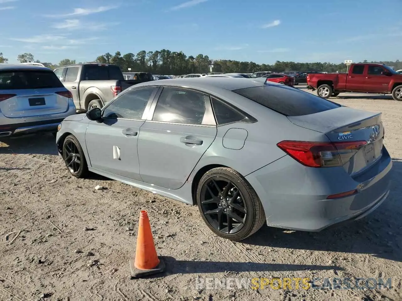 2 Photograph of a damaged car 2HGFE2F59RH522887 HONDA CIVIC 2024