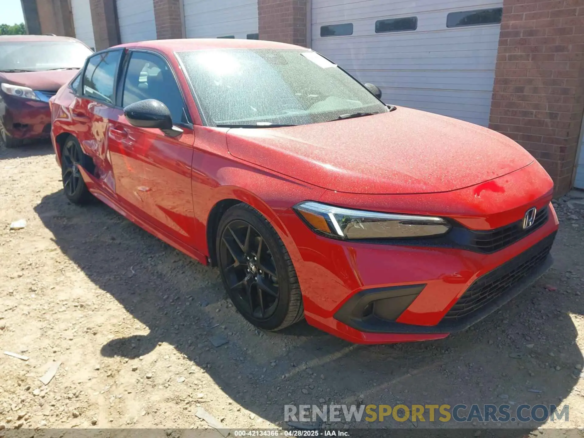 1 Photograph of a damaged car 2HGFE2F59RH573578 HONDA CIVIC 2024