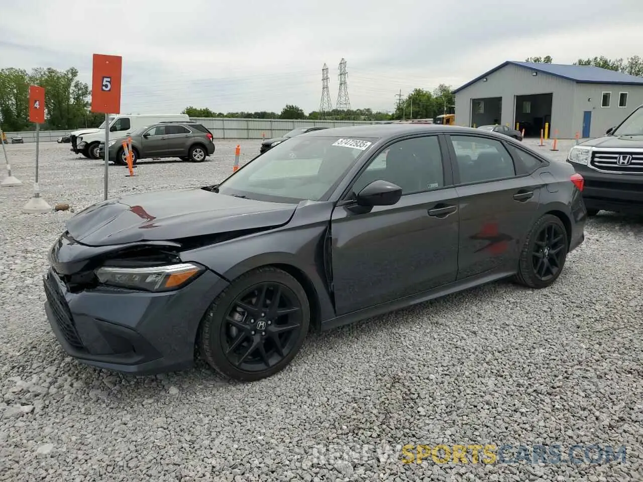 1 Photograph of a damaged car 2HGFE2F59RH578280 HONDA CIVIC 2024