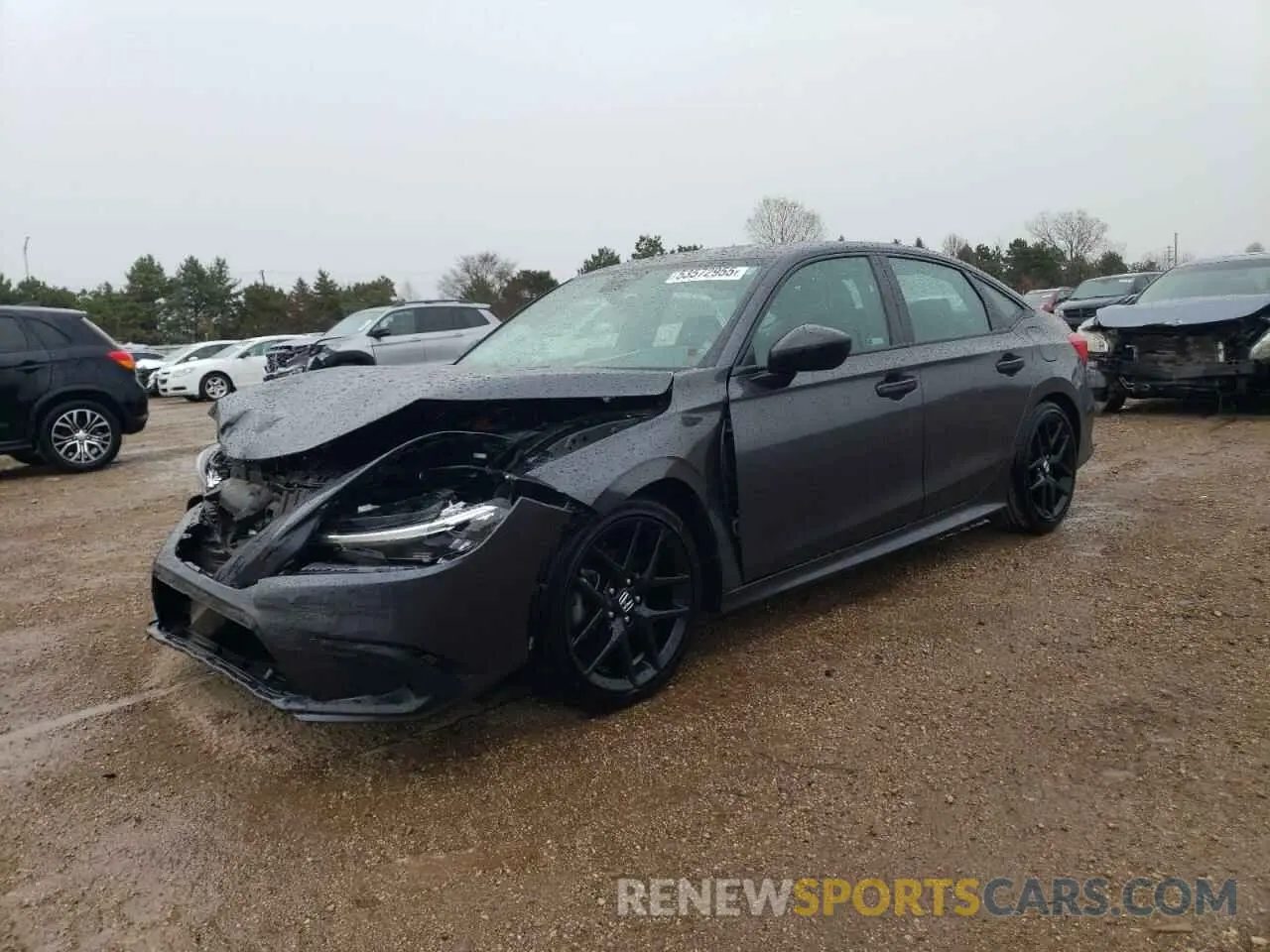 1 Photograph of a damaged car 2HGFE2F5XRH533610 HONDA CIVIC 2024