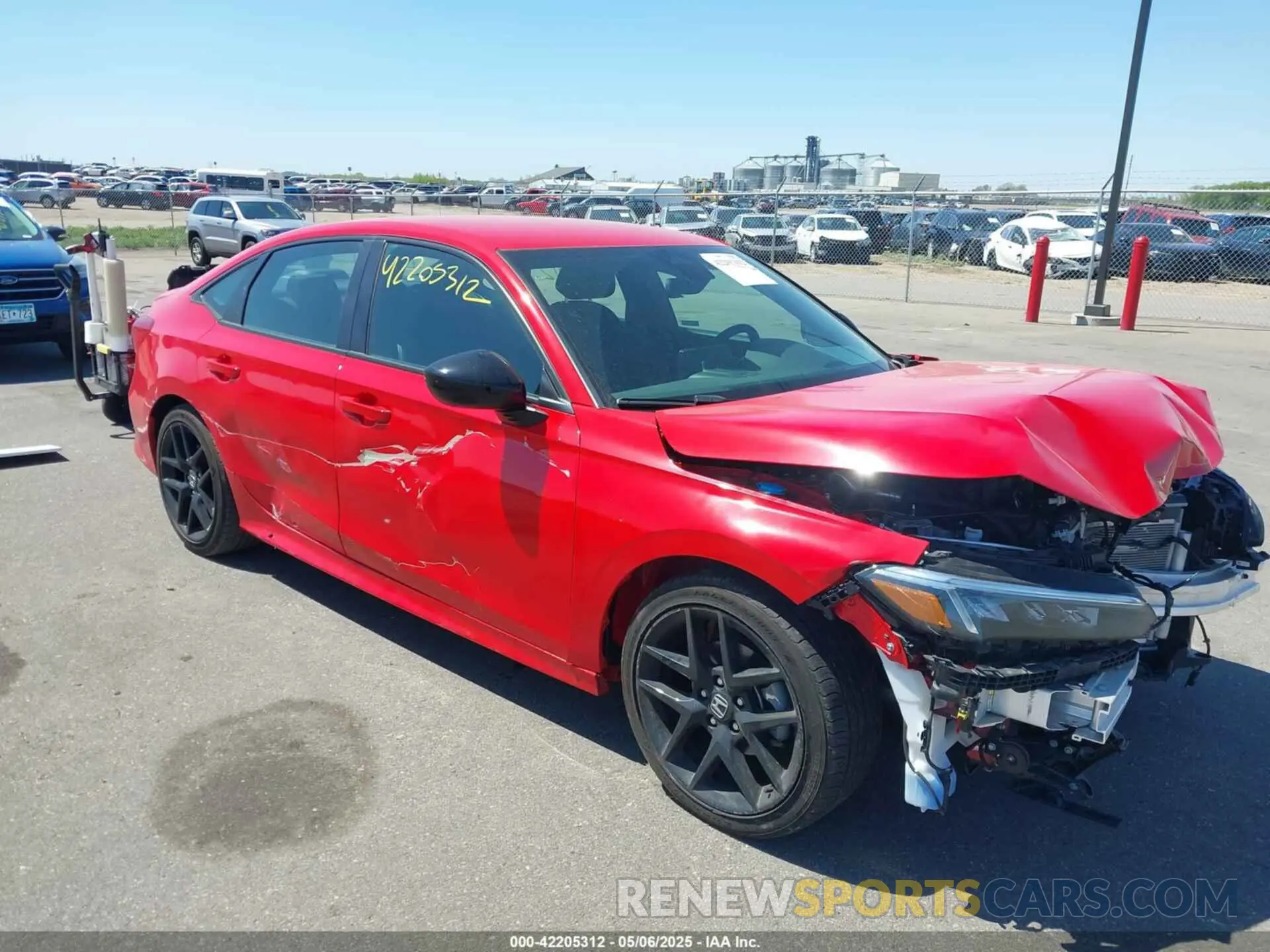 1 Photograph of a damaged car 2HGFE2F5XRH567238 HONDA CIVIC 2024