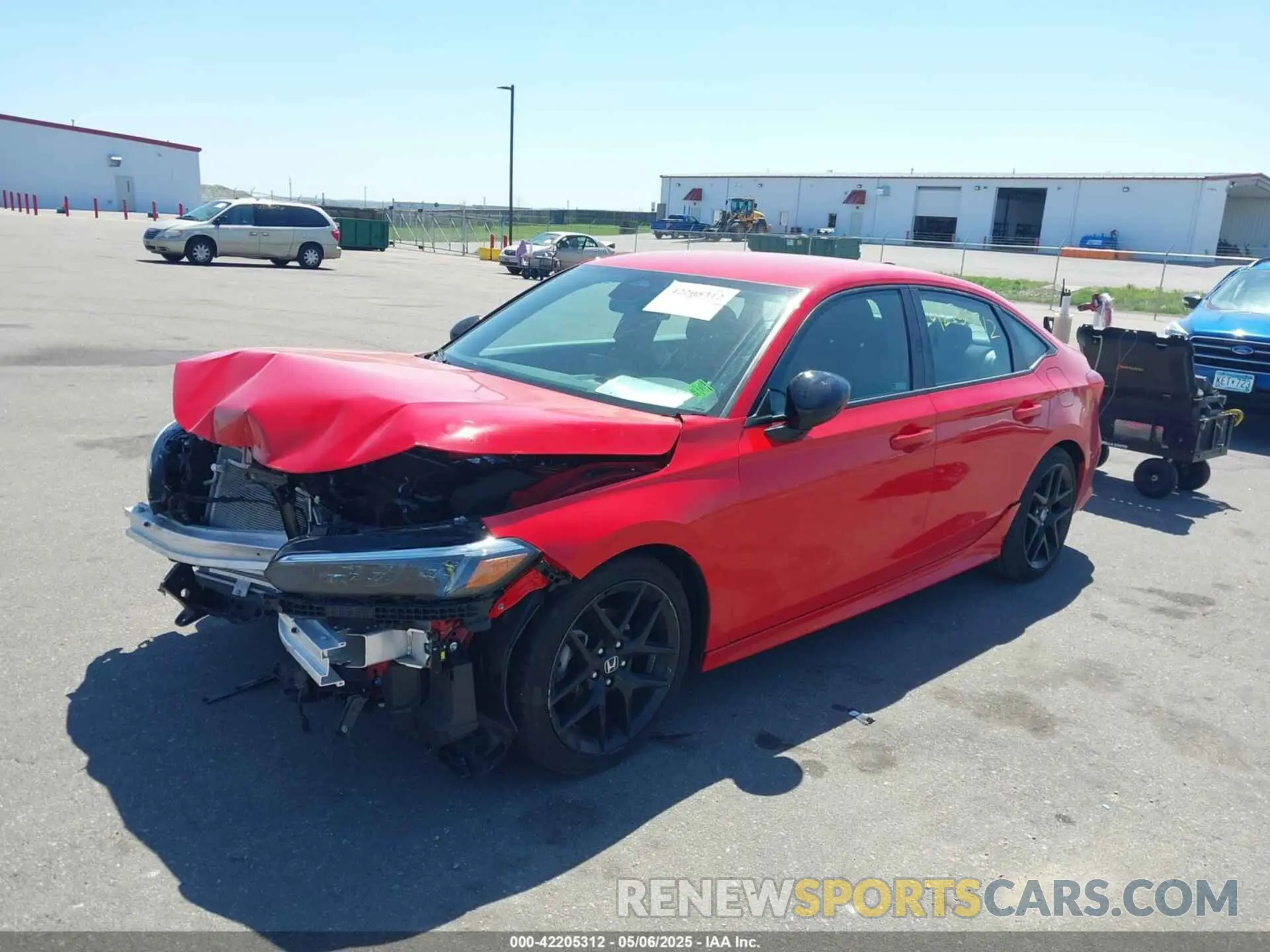 2 Photograph of a damaged car 2HGFE2F5XRH567238 HONDA CIVIC 2024