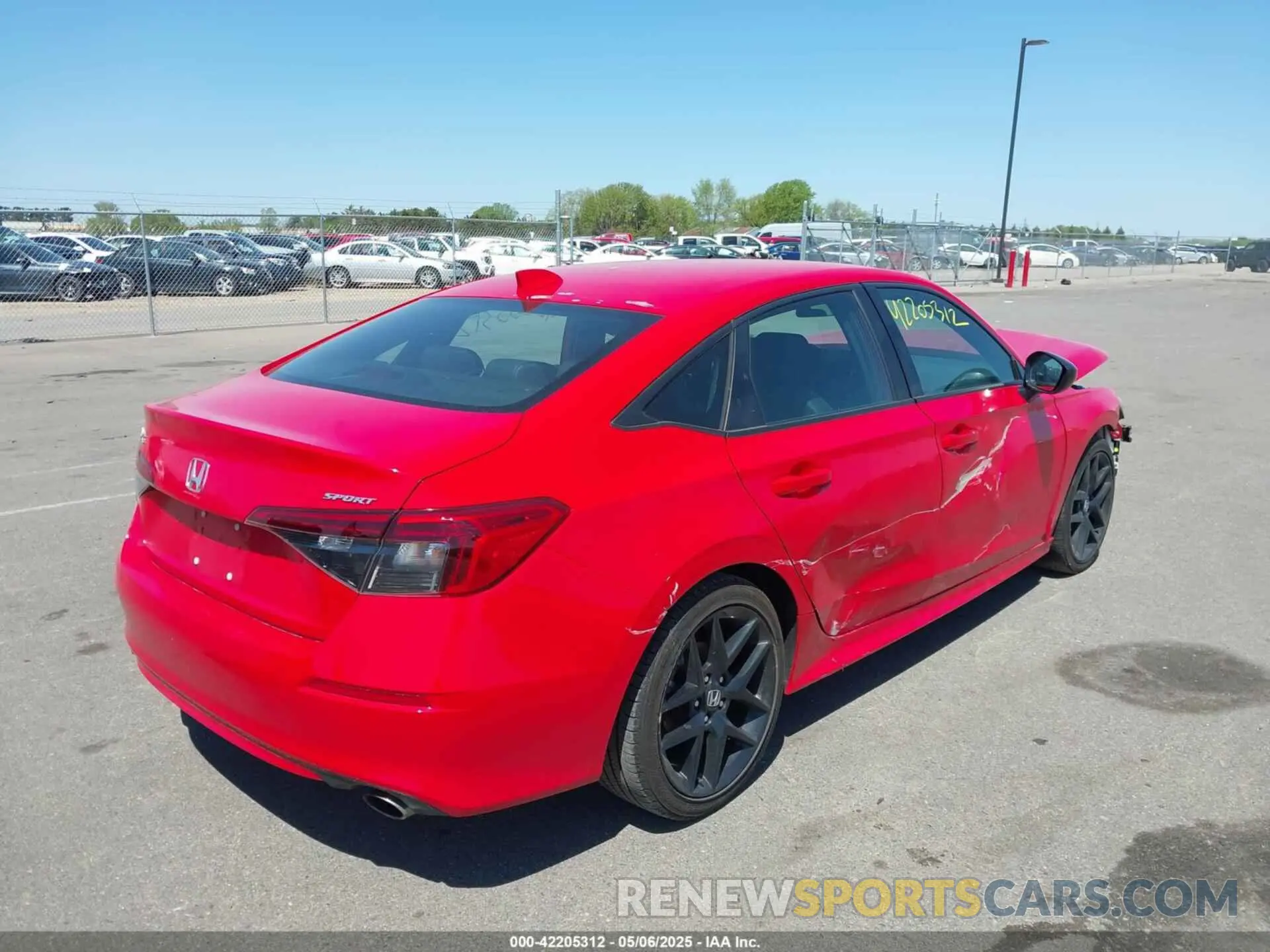 4 Photograph of a damaged car 2HGFE2F5XRH567238 HONDA CIVIC 2024