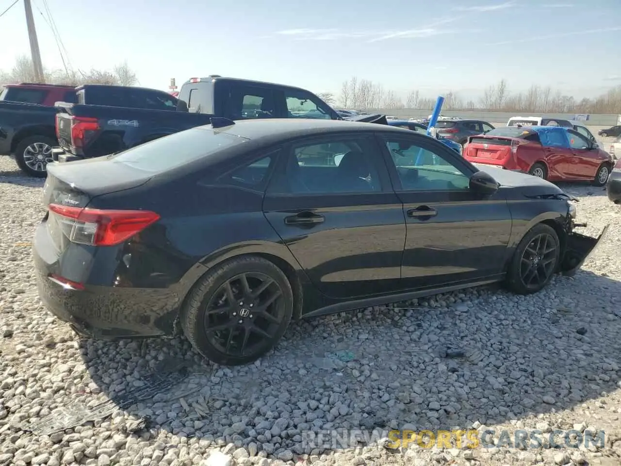 3 Photograph of a damaged car 2HGFE2F5XRH576117 HONDA CIVIC 2024