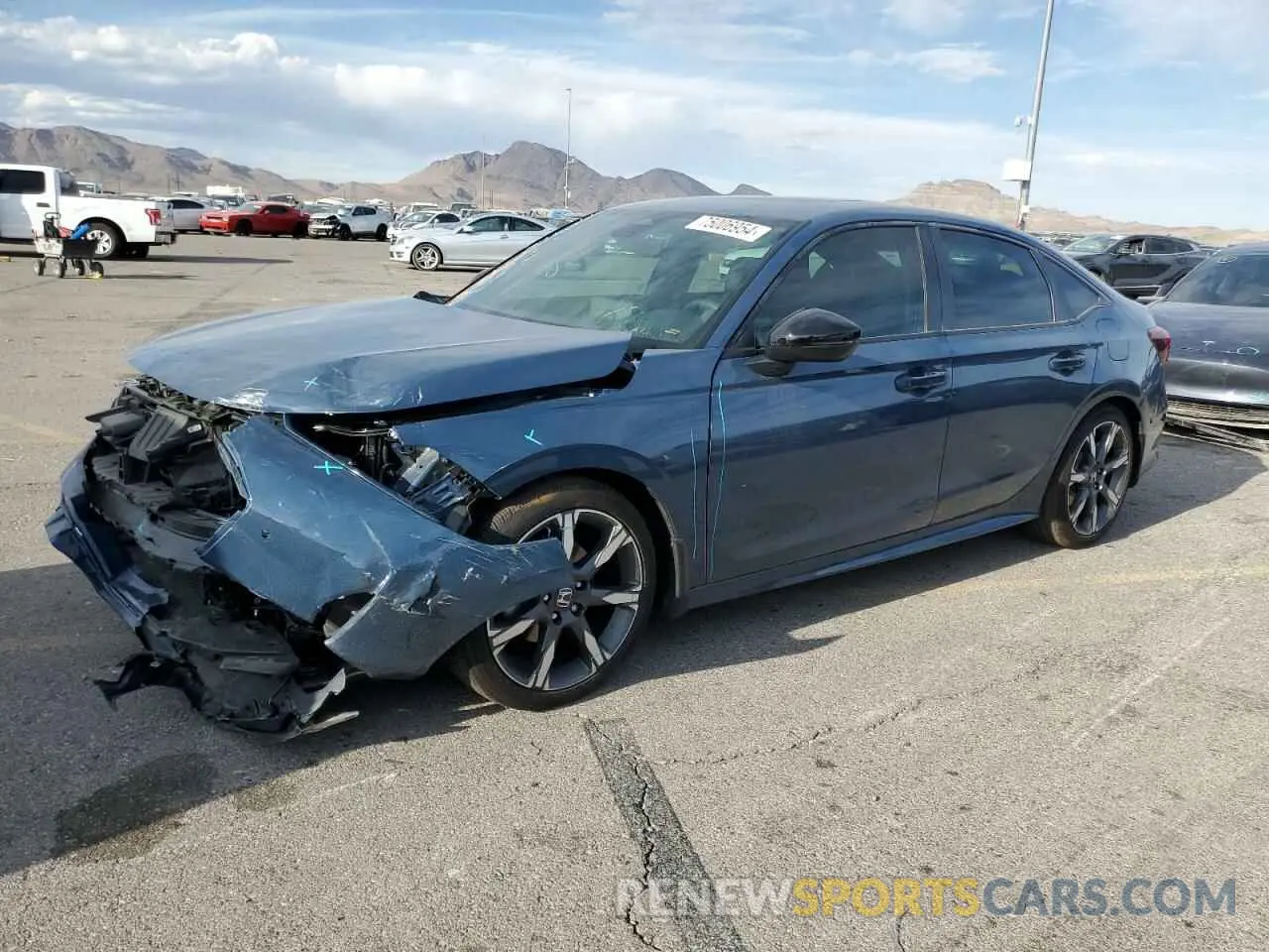 1 Photograph of a damaged car 2HGFE4F8XSH300550 HONDA CIVIC 2024