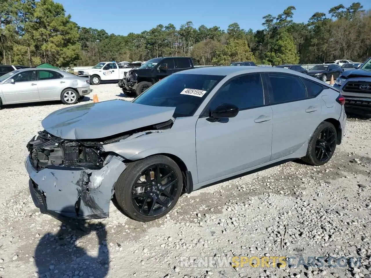 1 Photograph of a damaged car 19XFL2H82SE007727 HONDA CIVIC 2025