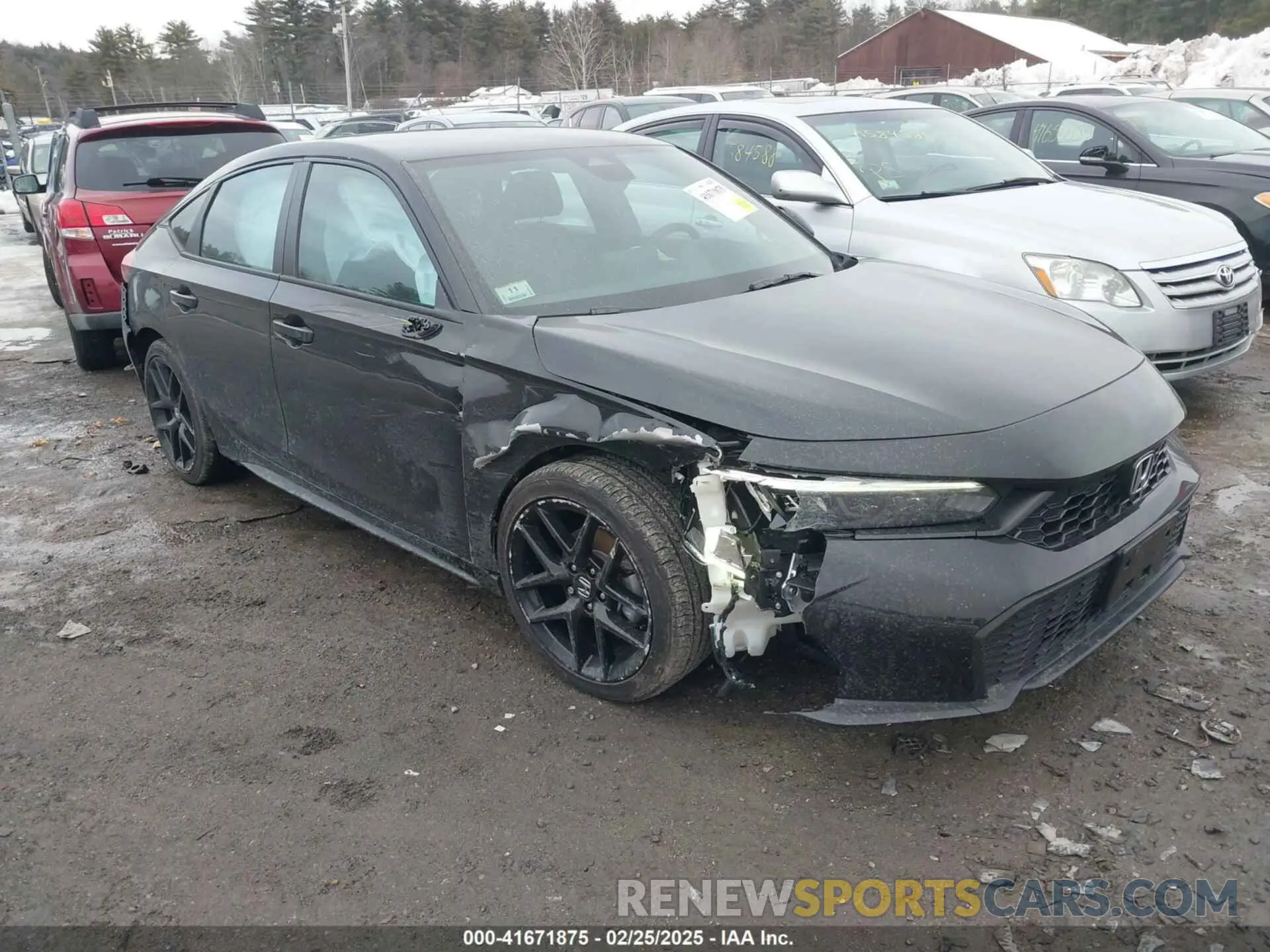 1 Photograph of a damaged car 19XFL2H83SE001712 HONDA CIVIC 2025