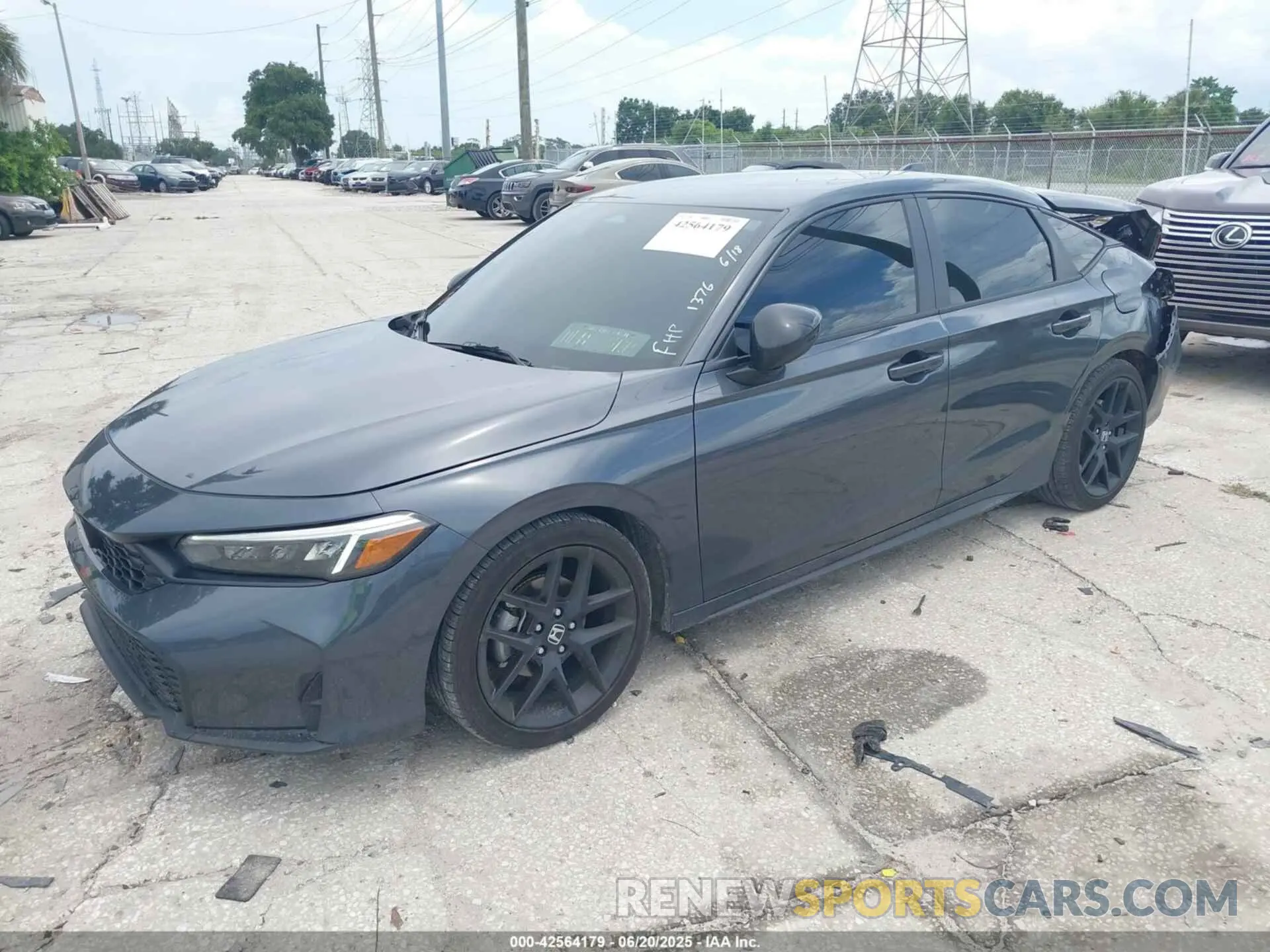 2 Photograph of a damaged car 19XFL2H83SE021376 HONDA CIVIC 2025