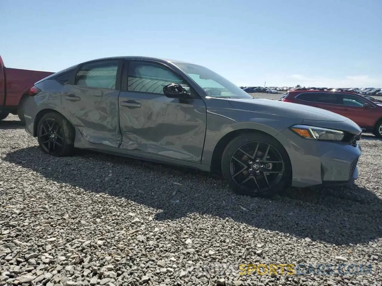 4 Photograph of a damaged car 19XFL2H85SE012372 HONDA CIVIC 2025