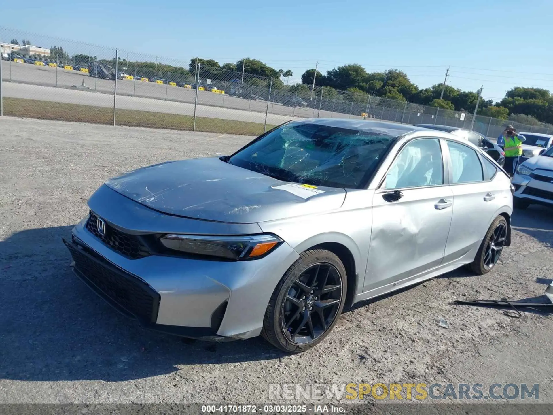 2 Photograph of a damaged car 19XFL2H86SE000828 HONDA CIVIC 2025