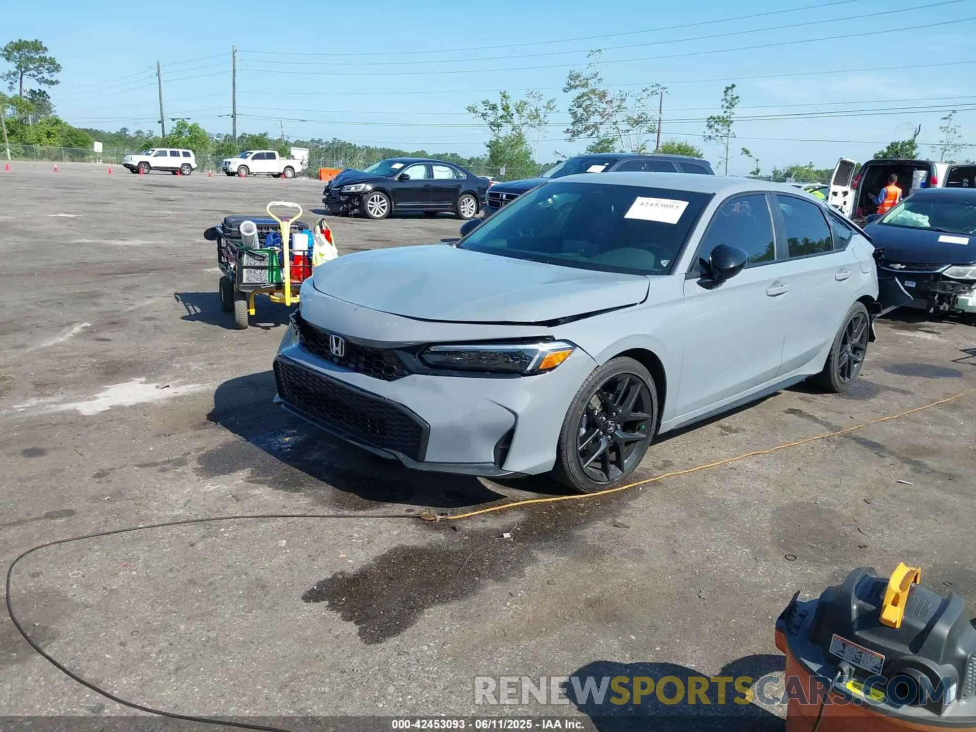 2 Photograph of a damaged car 19XFL2H86SE012364 HONDA CIVIC 2025