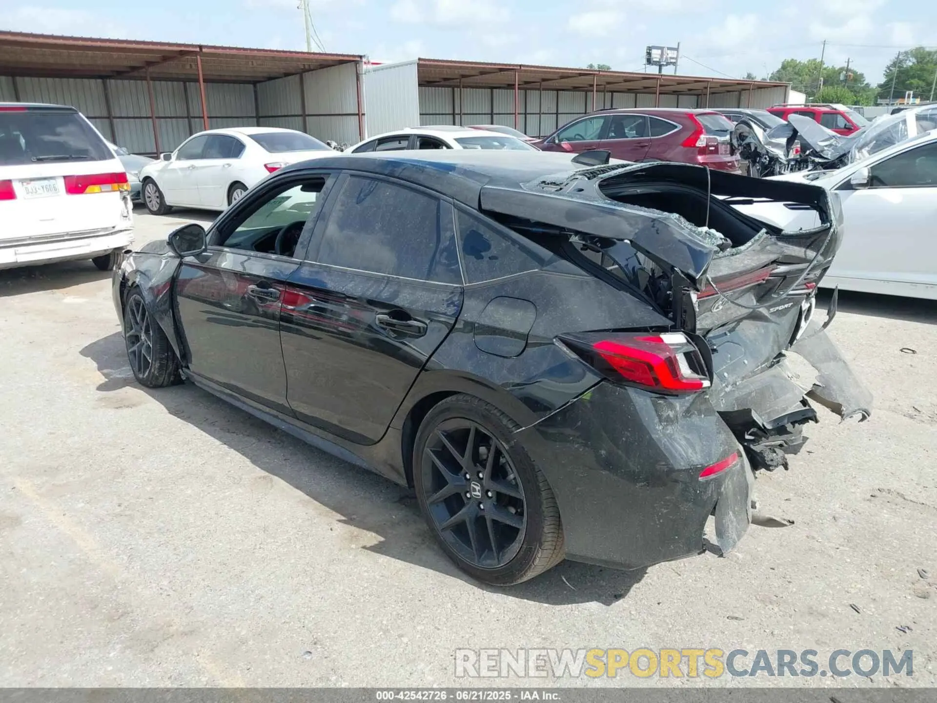 3 Photograph of a damaged car 19XFL2H89SE004002 HONDA CIVIC 2025