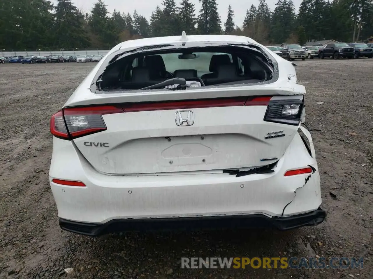 6 Photograph of a damaged car 19XFL4H91SE000952 HONDA CIVIC 2025