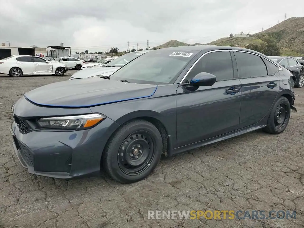 1 Photograph of a damaged car 2HGFE2F26SH507744 HONDA CIVIC 2025