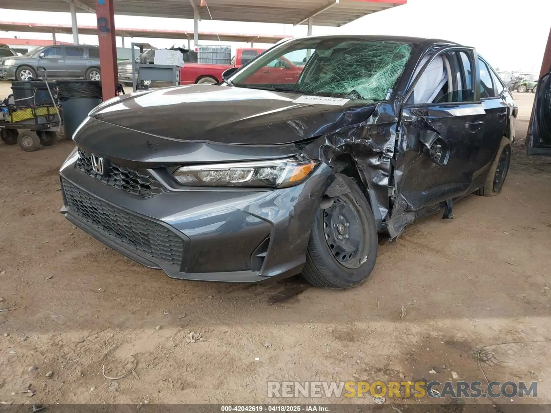 2 Фотография поврежденного автомобиля 2HGFE2F27SH526450 HONDA CIVIC 2025