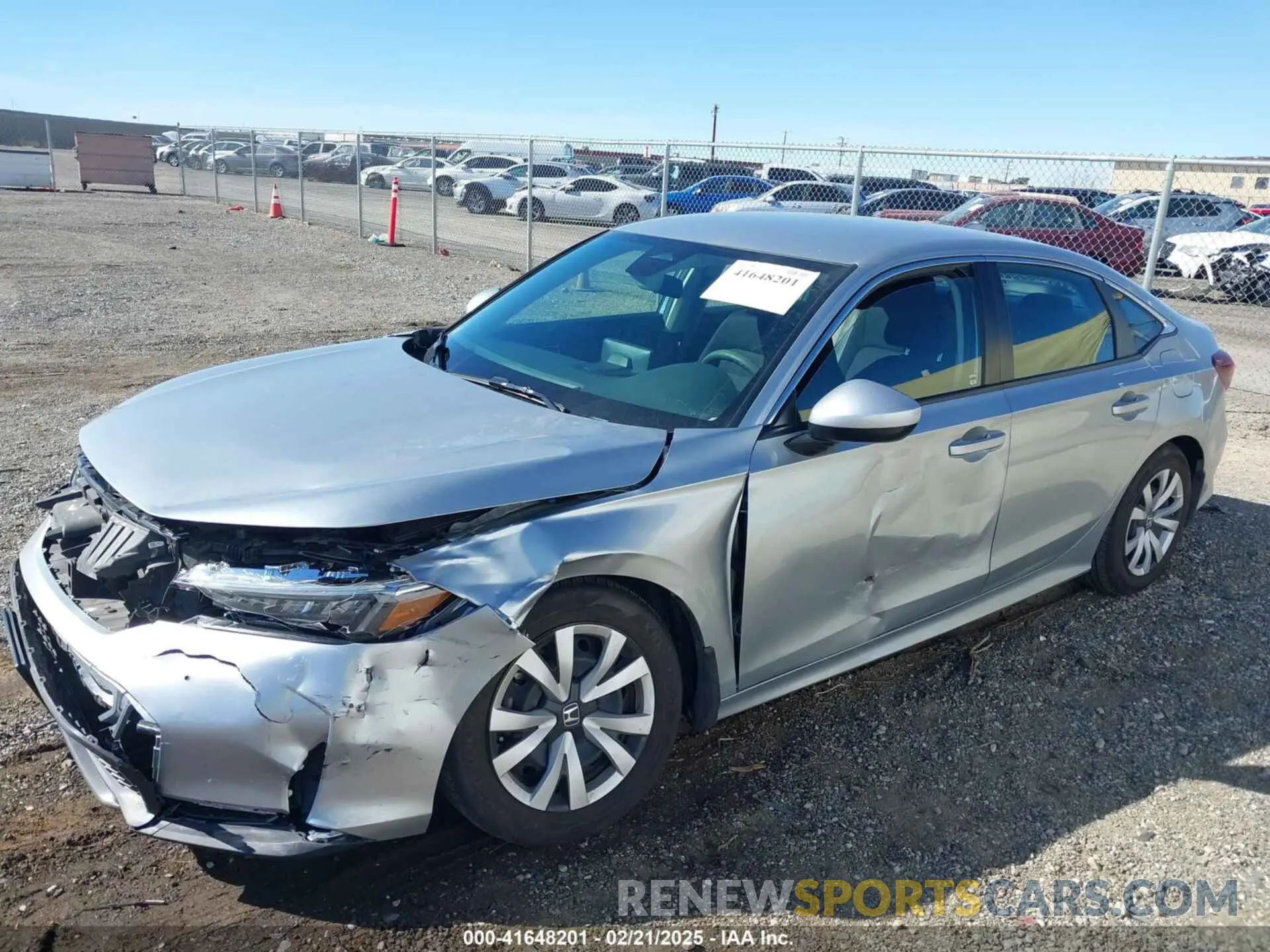 2 Photograph of a damaged car 2HGFE2F27SH528604 HONDA CIVIC 2025