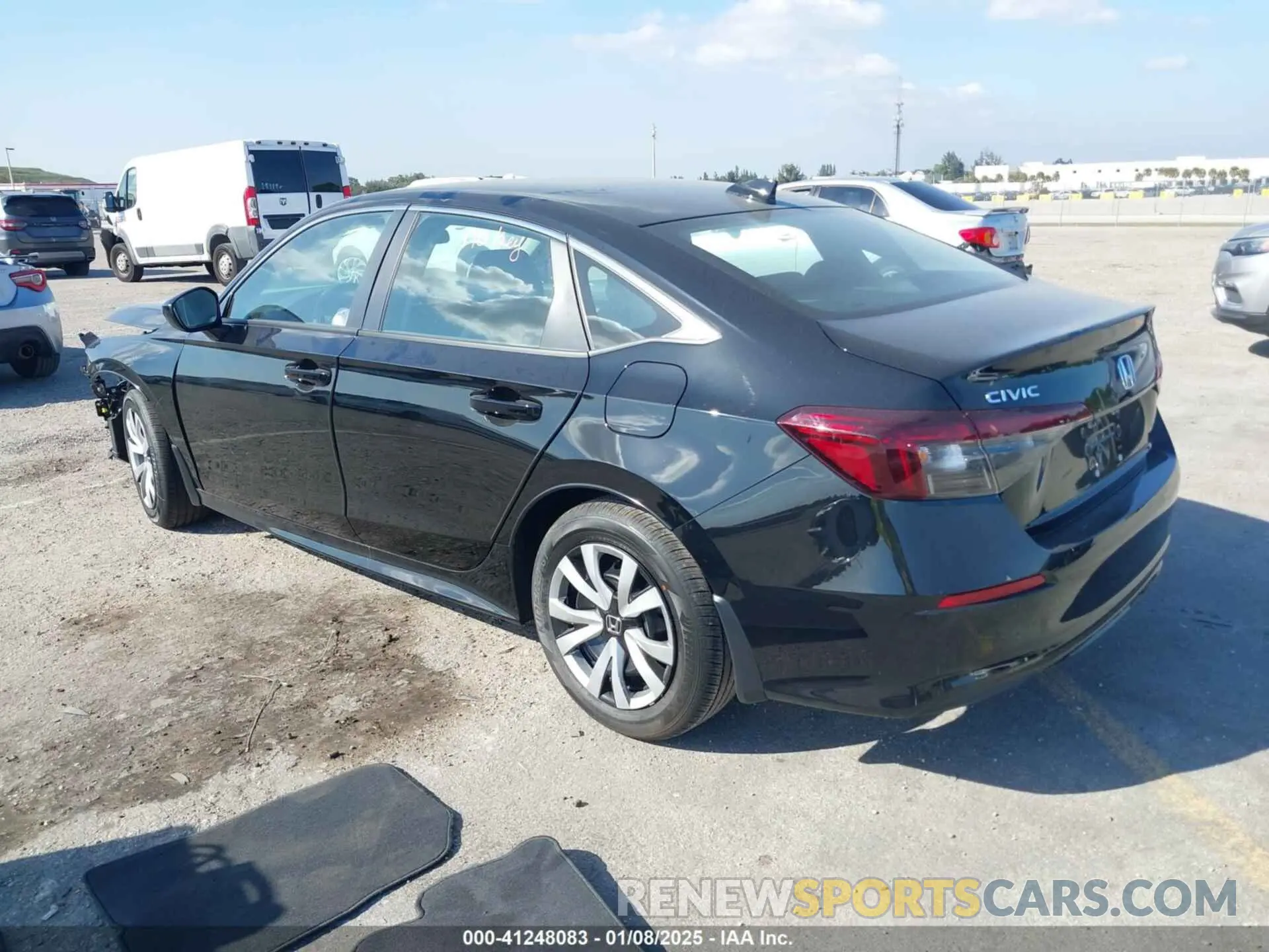 3 Фотография поврежденного автомобиля 2HGFE2F28SH547596 HONDA CIVIC 2025