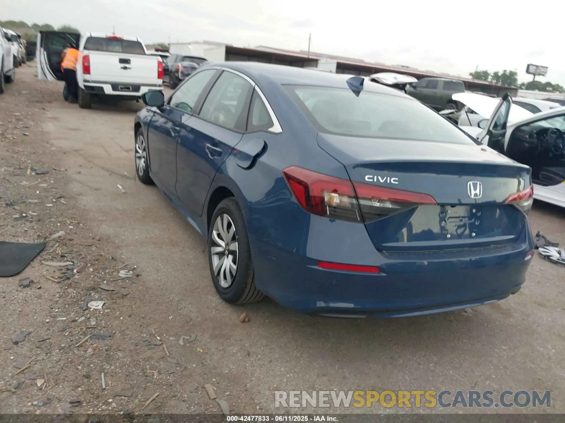 3 Photograph of a damaged car 2HGFE2F29SH591252 HONDA CIVIC 2025