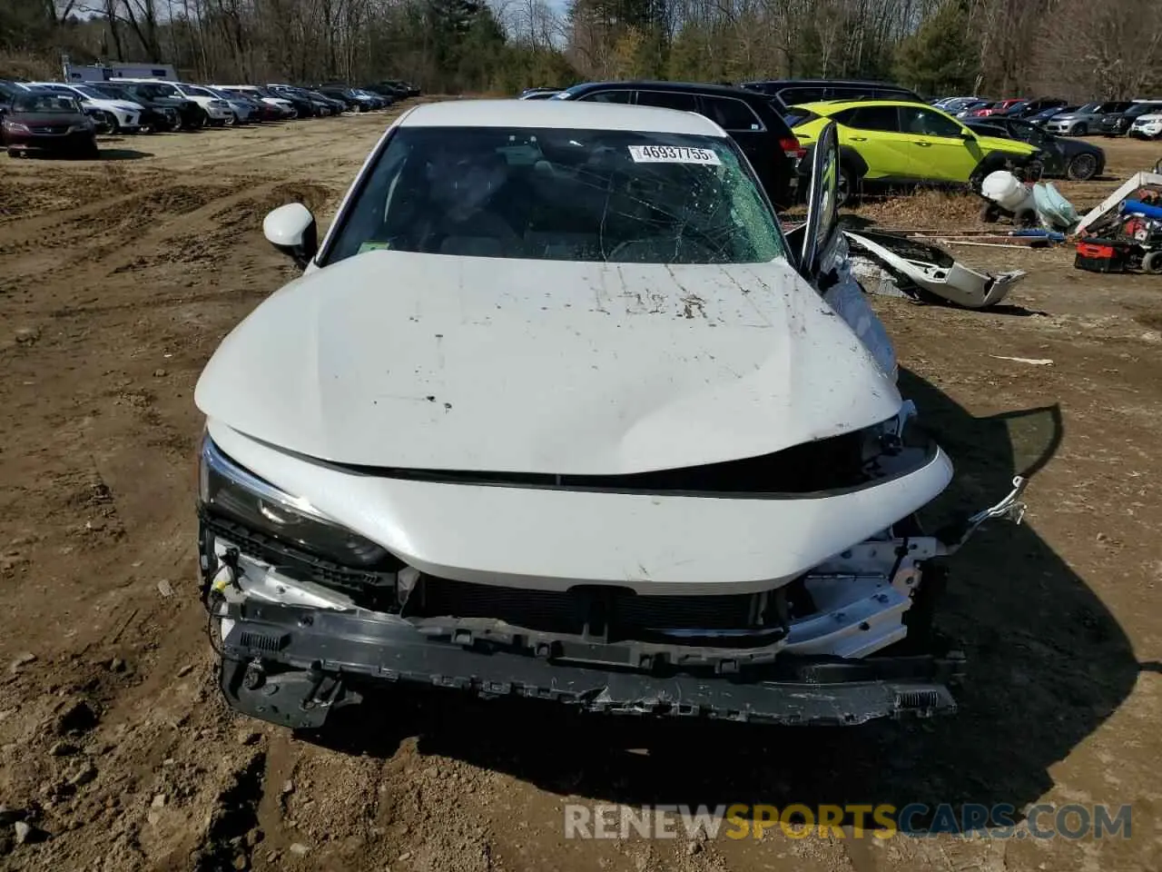 5 Photograph of a damaged car 2HGFE2F2XSH523493 HONDA CIVIC 2025