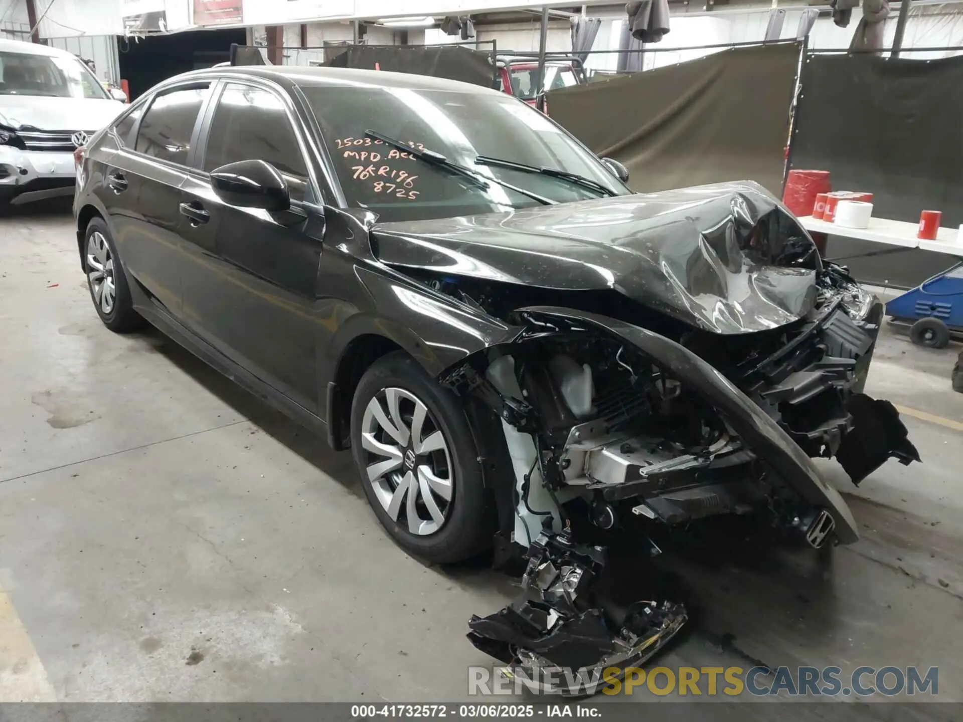 1 Photograph of a damaged car 2HGFE2F2XSH568725 HONDA CIVIC 2025
